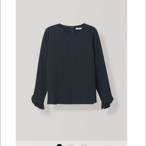 Ganni Heavy Crepe Blouse